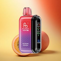 Fumot Tornado 20000 Puffs Pasijonasti Guava Kiwi z Dvojno Mrežno Tuljavo in 20ml E-tekočine