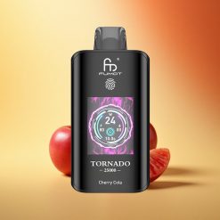 Fumot Tornado 25000 Puffs Češnjeva Kola HD Ekran 700mAh