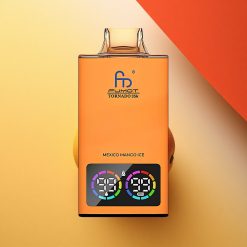 Fumot Tornado 35000 Puffs Slovenski Mangov Led z Dvojno Mrežno Tuljavo in Hitrim Polnjenjem