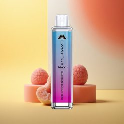 Hayati Pro Max 4000 Puffs Modri Malinasti Gumi Medvedek z Dvojno Mrežno Tuljavo in Kristalnim Videzom