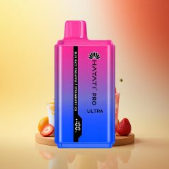 Hayati Pro Ultra 15000 Puffs Modra Malina Ananas Jagoda Led z 850mAh in 2% Nikotina