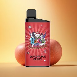 IGET Bar 3500 Puffs Četverostruka Jagoda 3500 Pufov 1400 mAh