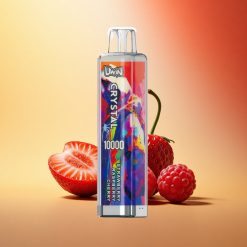 Uwin Crystal 10000 Puffs Jagoda Malina Češnja RGB 18ml 650mAh
