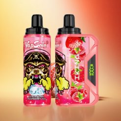 VapSolo VIKING 12000 Puffs Jagoda Malina Led Tip-C 22ml